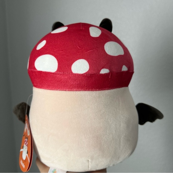 8” Malcolm The Mushroom 🍄 Bat 🦇 Squishmallows NWT - Picture 3 of 6